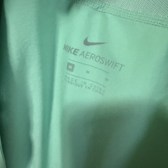 Nike Dri-Fit ADV Aeroswift Running Shorts Women Medium Green CZ9398 Run Swoosh - Picture 4 of 10